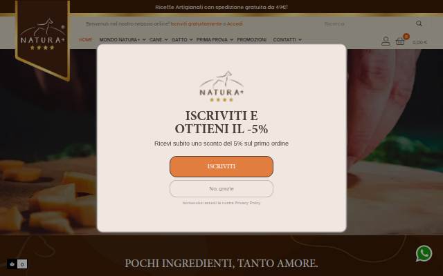 Natura+ storefront