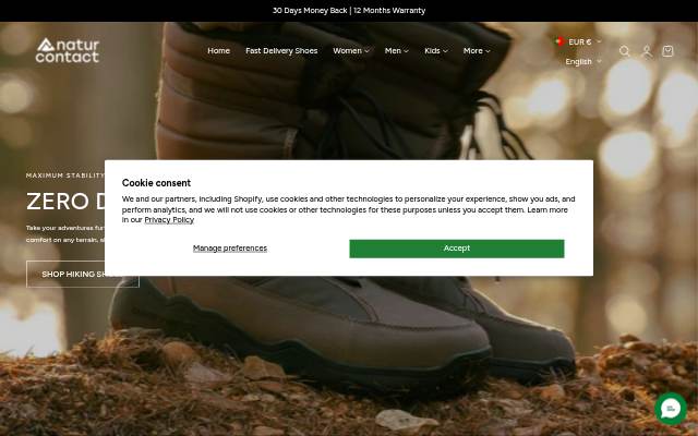 Naturcontact storefront