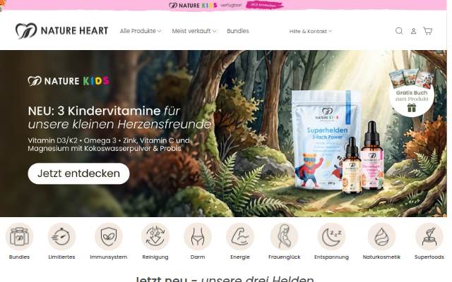 Nature Heart storefront