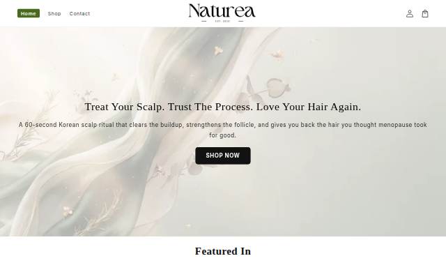 Naturea storefront
