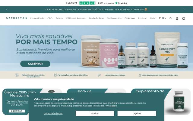 Naturecan Portugal storefront