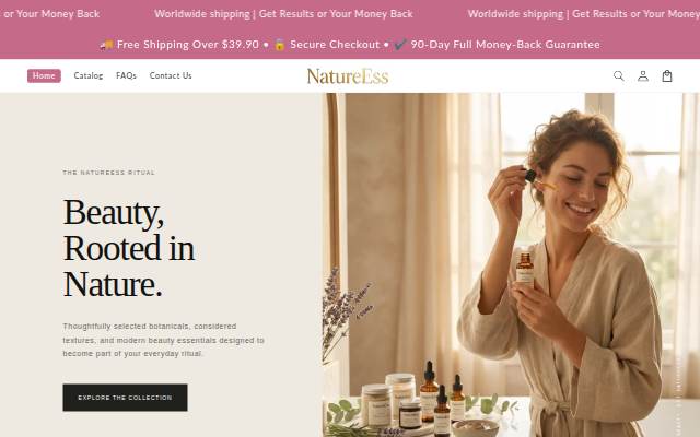 Natureess storefront