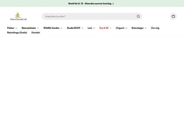 NaturHandel.dk storefront