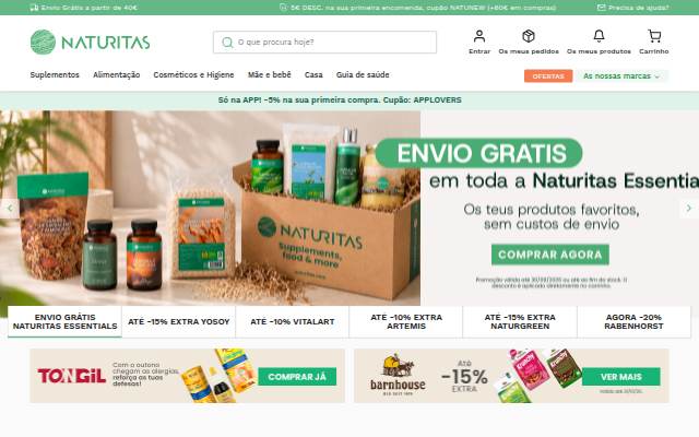 Montra da Naturitas: Parafarmácia, Cosméticos Naturais, Medicina Natural e Alimentação Saudável