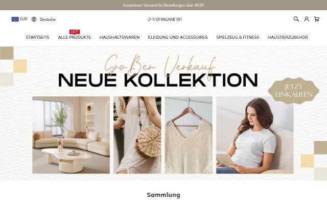 Vitrine de NATURKOSMETIU