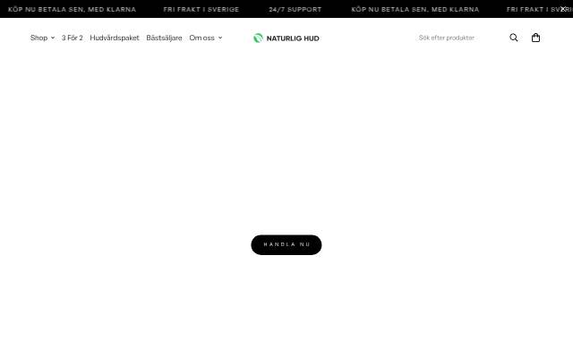 Naturlig Hud storefront