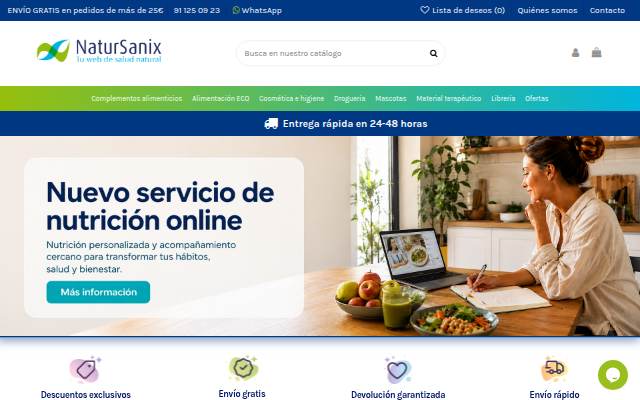 Natursanix storefront