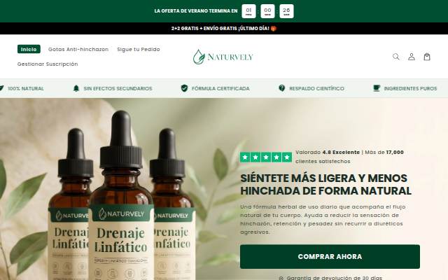 Naturvely storefront