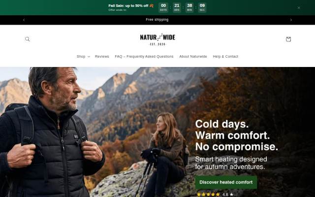 Startseite von Naturwide