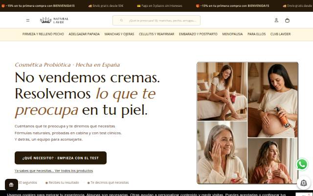 Natvral Lavde® Cosmetics storefront