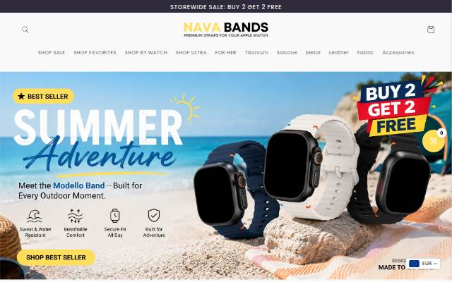 Nava-Bands storefront