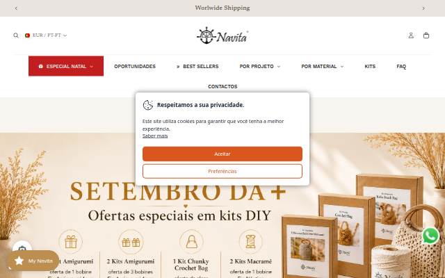 Navita storefront