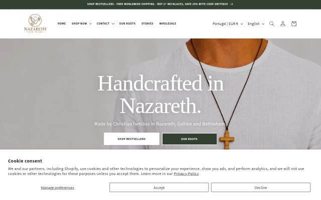 NazarethFairTrade storefront