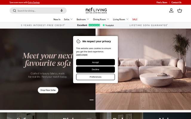 NCF Living storefront