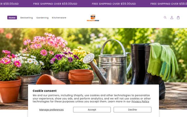 Ncrovopro.com storefront
