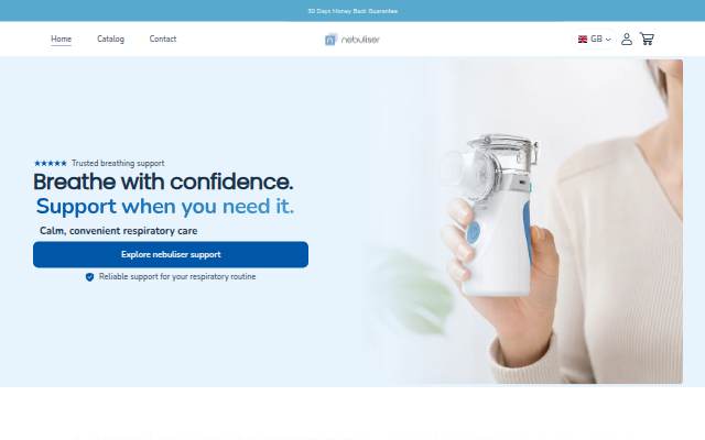 Nebuliser storefront