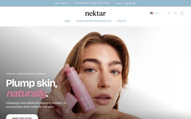 NEKTAR storefront