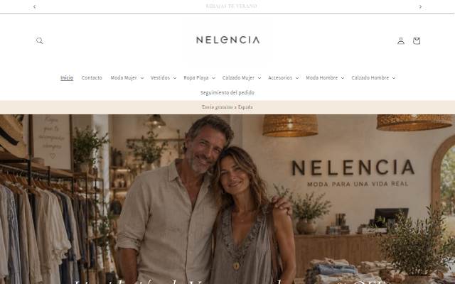 Nelencia storefront