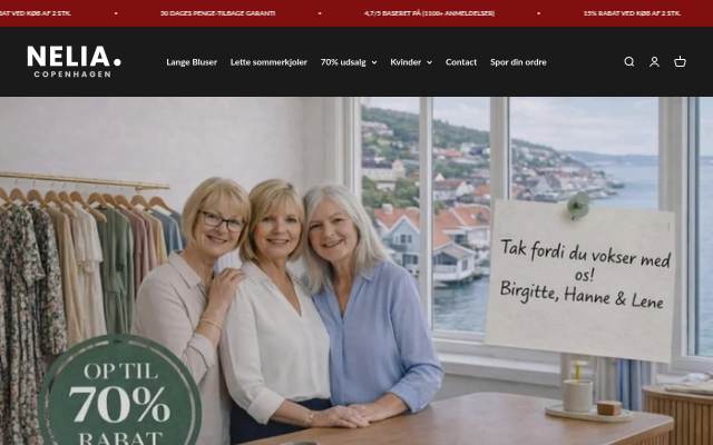 NELIA storefront
