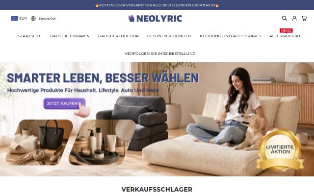 NEOLYRIC storefront