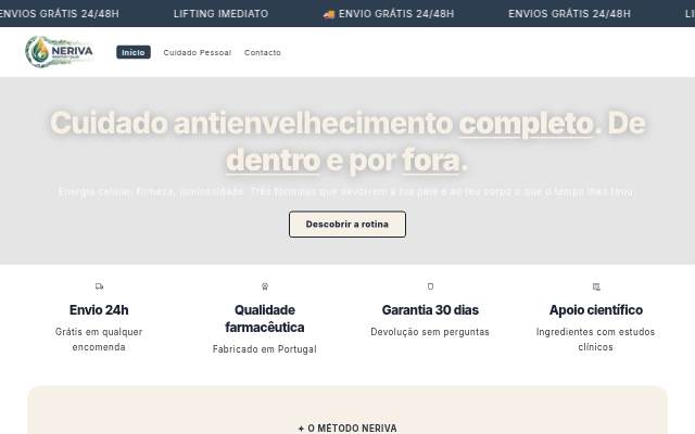 NERIVAPT storefront