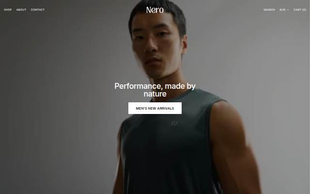 Nero storefront