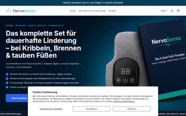 Nervosense storefront