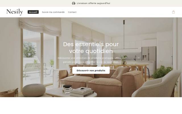Startseite von Nesily