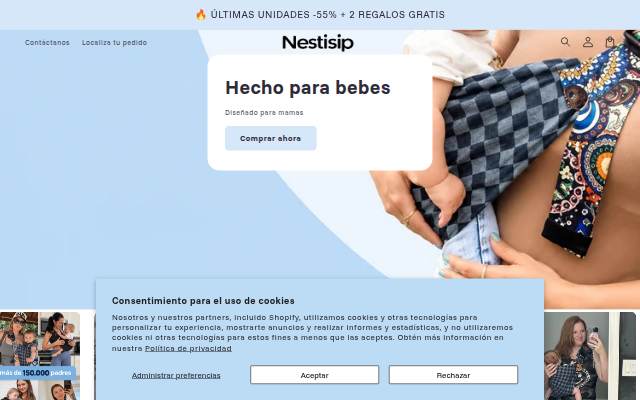 Startseite von NestiSip