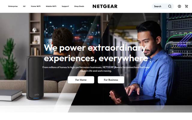 Netgear storefront