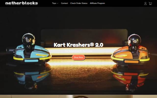 Startseite von Netherblocks