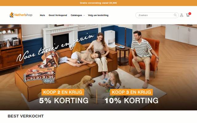 netherlshop storefront