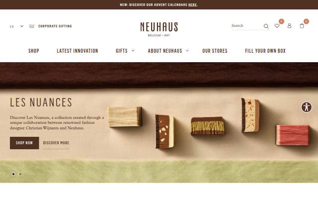 Neuhaus Chocolates | Inventor of the original Belgian praline storefront
