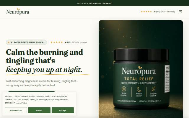 Montra da Neuropura Total Relief