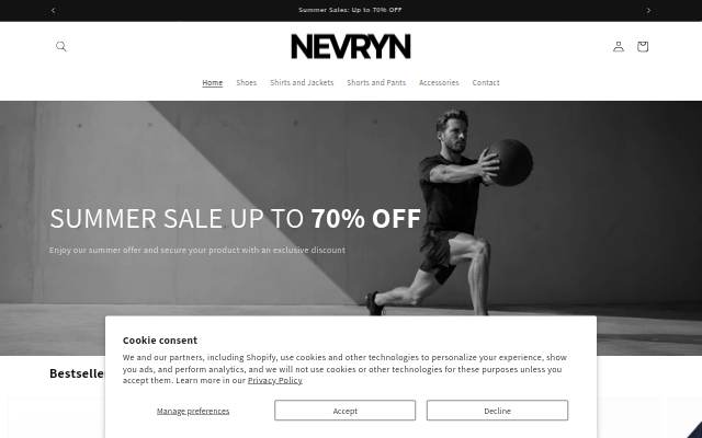 Startseite von NEVRYN