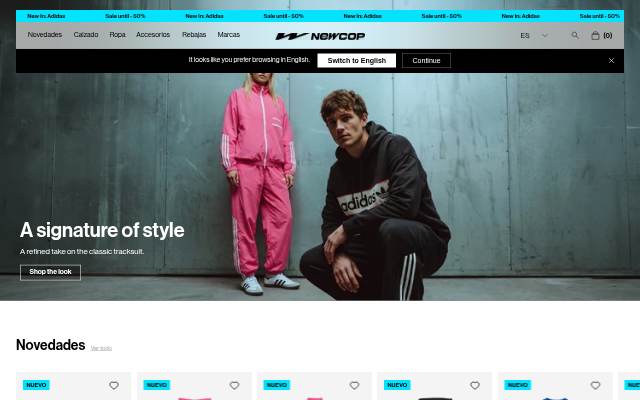 Newcop storefront