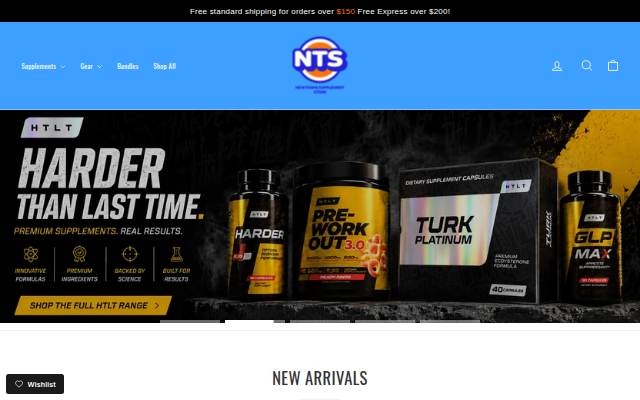 Montra da Newtown Supplement Store