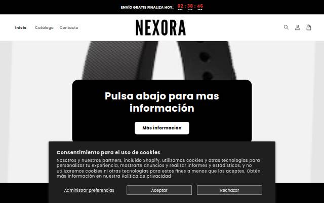 Nexora storefront