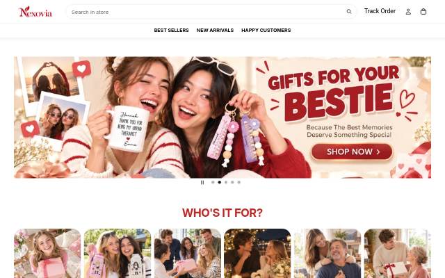 Nexovia storefront