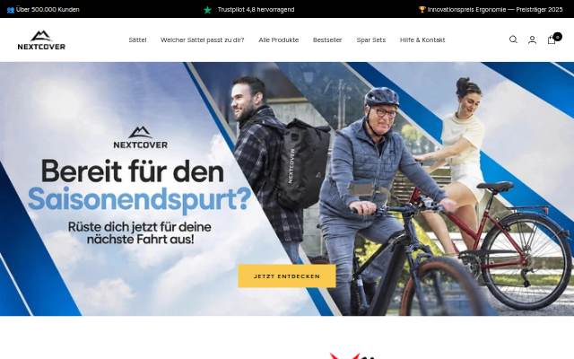 Nextcover storefront