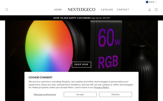 Nextedgeco storefront