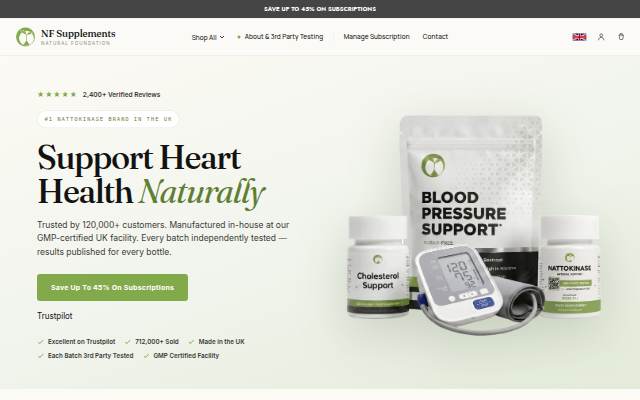 Natural Foundation Supplements storefront
