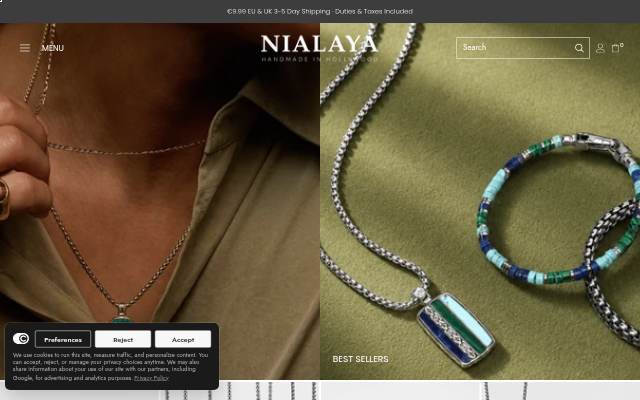 Nialaya storefront