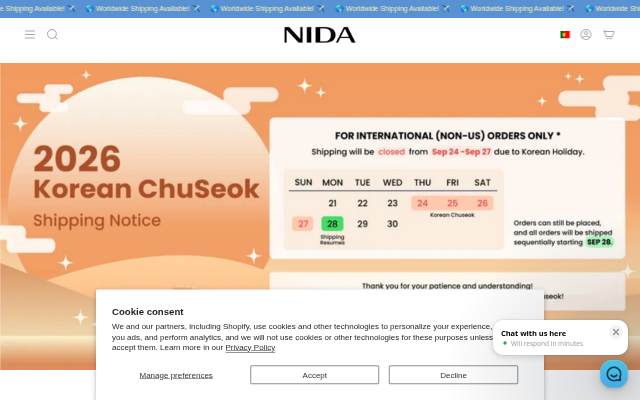 NIDA storefront