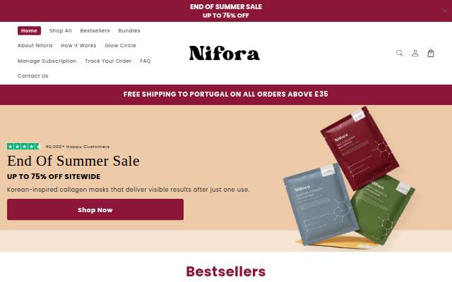 Nifora storefront