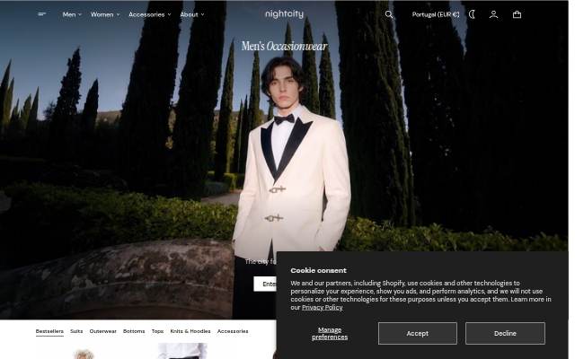 nightcity clothing storefront