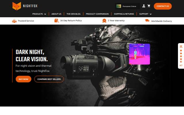 Escaparate de Digital Night Vision &amp; Thermal