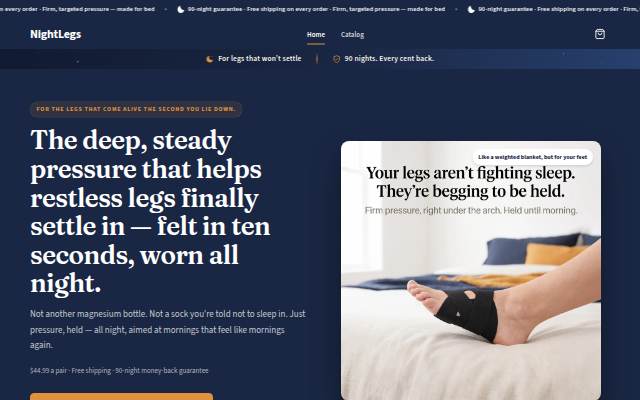 NightLegs storefront
