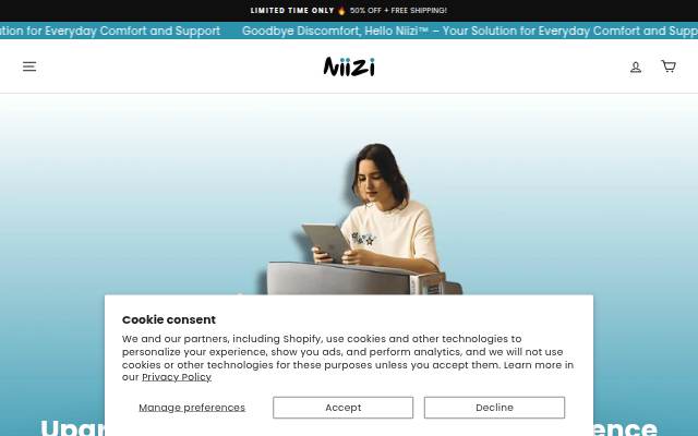 Niizi storefront