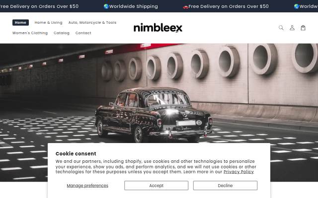nimbleex storefront